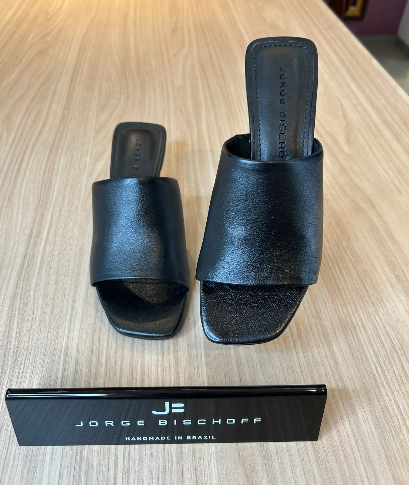 SANDALIA SLIDE JORGE BISCHOFF/38 PRETO J27823001003